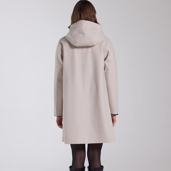 Stutterheim Moseback Raincoat XXS Cream - Picture 4 of 13